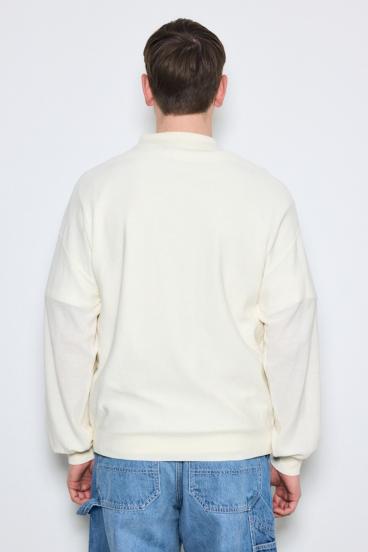 衿付きサファリニットカーディガン 詳細画像