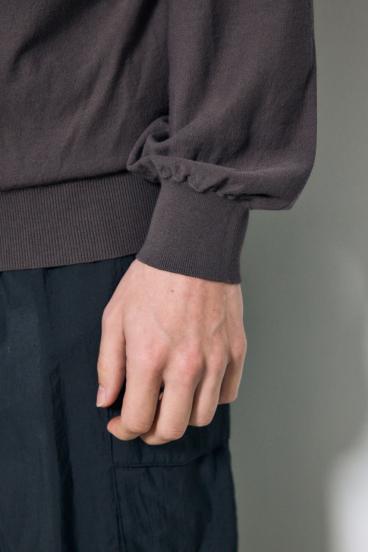 衿付きサファリニットカーディガン 詳細画像