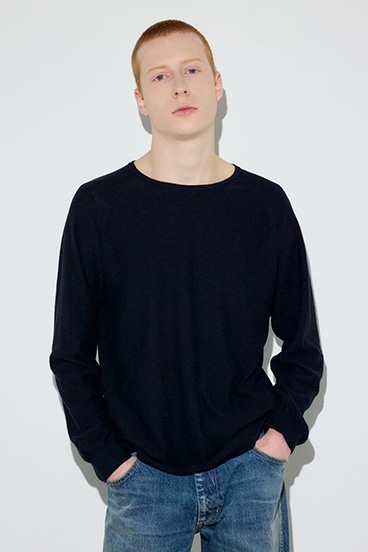 【SS先行アイテム】カシミヤミックスニットトップス