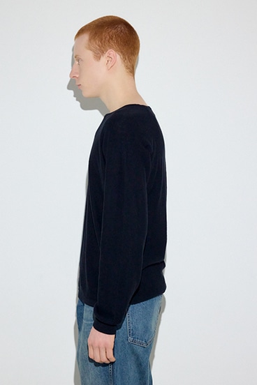 【SS先行アイテム】カシミヤミックスニットトップス 詳細画像