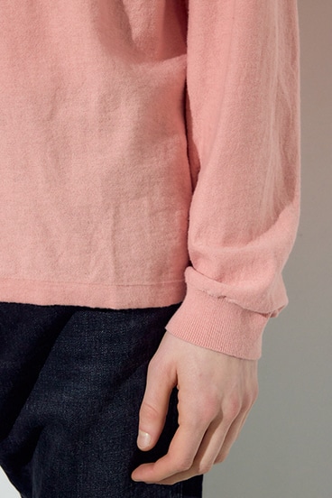 【SS先行アイテム】カシミヤミックスニットトップス 詳細画像