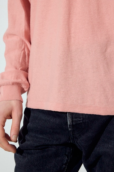 【SS先行アイテム】カシミヤミックスニットトップス 詳細画像