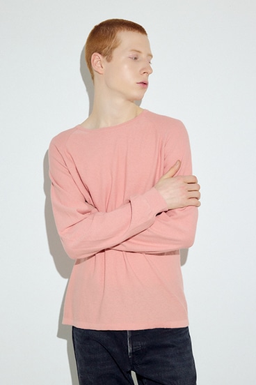 【SS先行アイテム】カシミヤミックスニットトップス