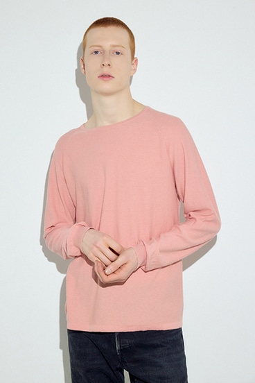 【SS先行アイテム】カシミヤミックスニットトップス 詳細画像