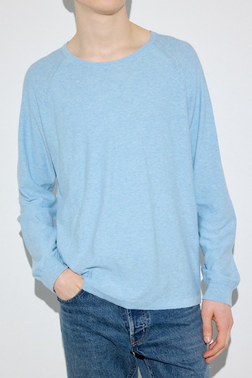 【SS先行アイテム】カシミヤミックスニットトップス