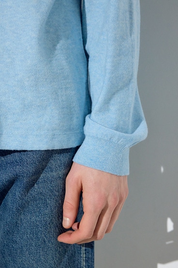 【SS先行アイテム】カシミヤミックスニットトップス 詳細画像