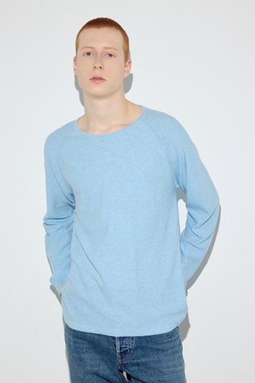 【SS先行アイテム】カシミヤミックスニットトップス