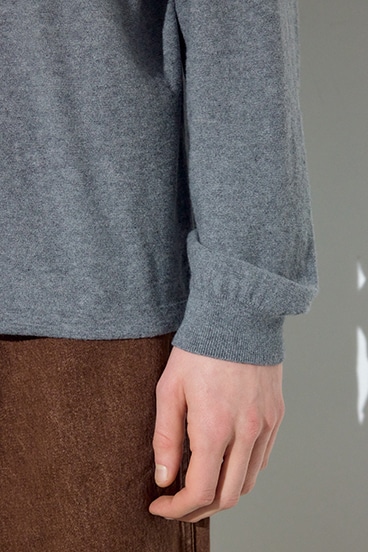 【SS先行アイテム】カシミヤミックスニットトップス 詳細画像