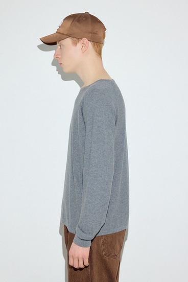 【SS先行アイテム】カシミヤミックスニットトップス 詳細画像