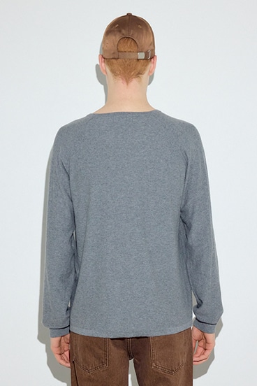 【SS先行アイテム】カシミヤミックスニットトップス 詳細画像