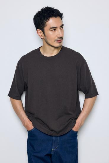 リネンブレンドニットTシャツ 詳細画像