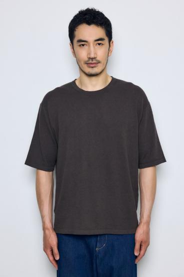 リネンブレンドニットTシャツ 詳細画像