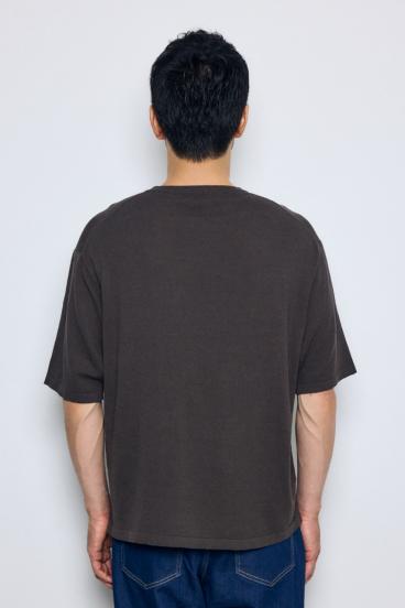 リネンブレンドニットTシャツ 詳細画像