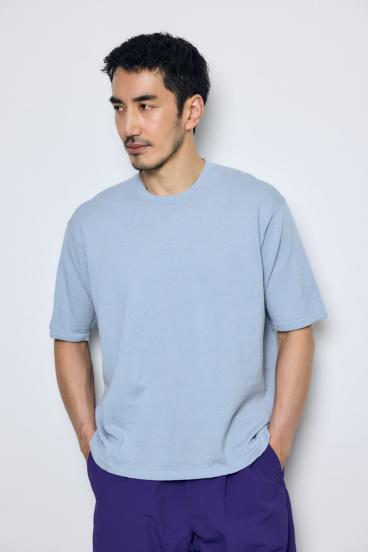 リネンブレンドニットTシャツ 詳細画像