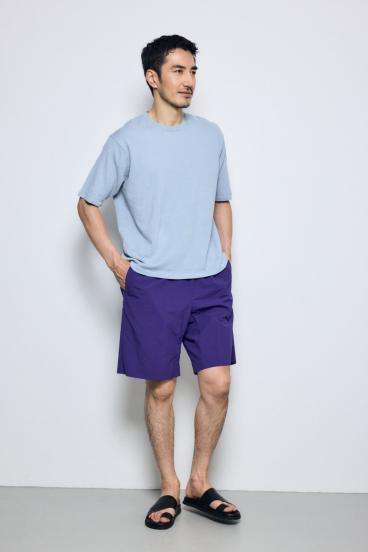リネンブレンドニットTシャツ 詳細画像
