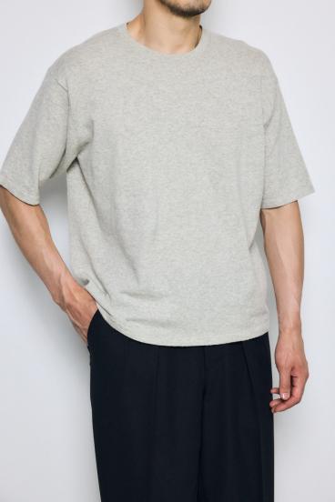 リネンブレンドニットTシャツ