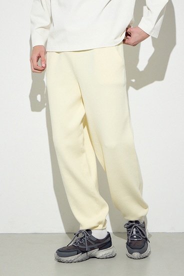 ハイゲージニットパンツ