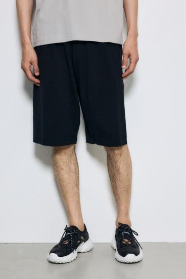 リラックスニットショートパンツ