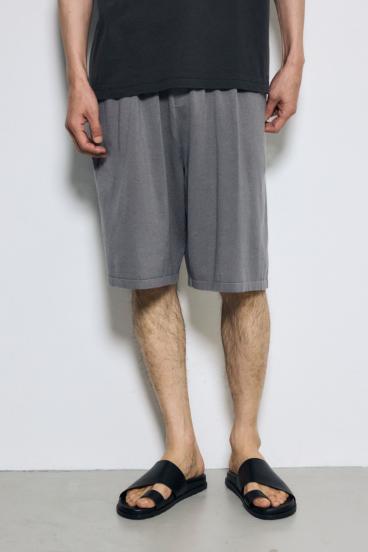 リラックスニットショートパンツ