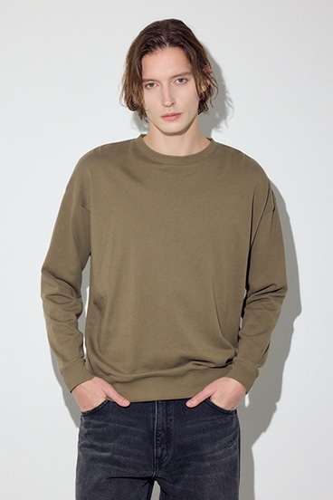 【SS先行アイテム】ミニ裏毛C/Nトップス 詳細画像