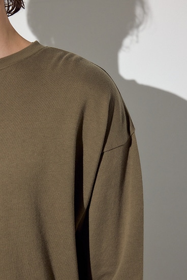 【SS先行アイテム】ミニ裏毛C/Nトップス 詳細画像