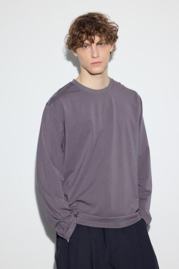 スムースタッチ長袖トップス