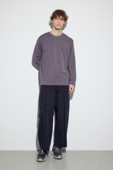 スムースタッチ長袖トップス 詳細画像