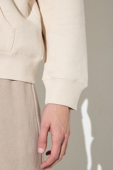 裏毛ジップアップパーカー 詳細画像