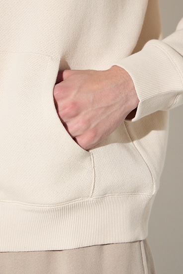 裏毛ジップアップパーカー 詳細画像