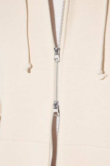 裏毛ジップアップパーカー 詳細画像