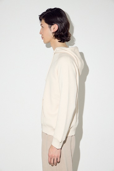 裏毛ジップアップパーカー 詳細画像