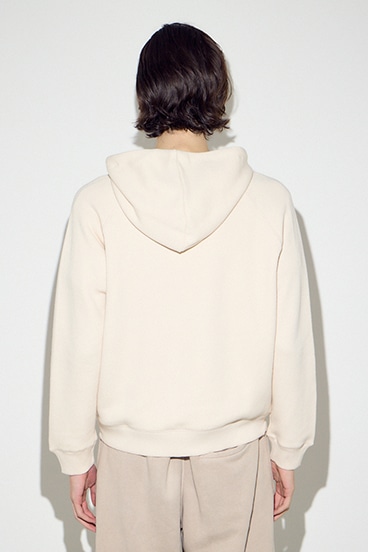 裏毛ジップアップパーカー 詳細画像