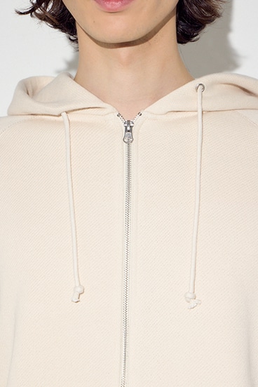 裏毛ジップアップパーカー 詳細画像