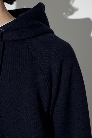 裏毛ジップアップパーカー 詳細画像