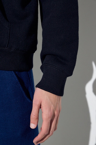 裏毛ジップアップパーカー 詳細画像