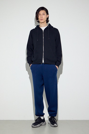 裏毛ジップアップパーカー 詳細画像