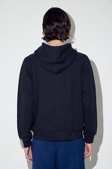 裏毛ジップアップパーカー 詳細画像