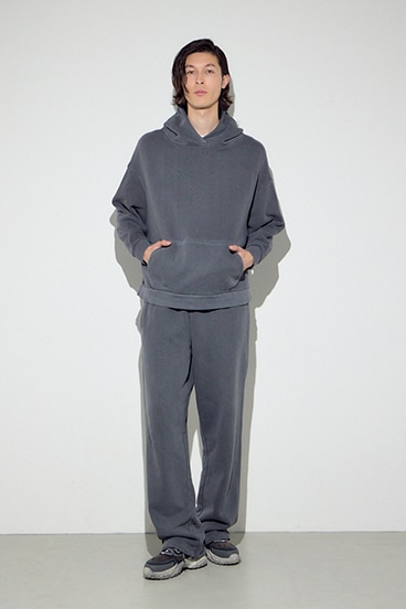 裏起毛ワイドフーディー 詳細画像