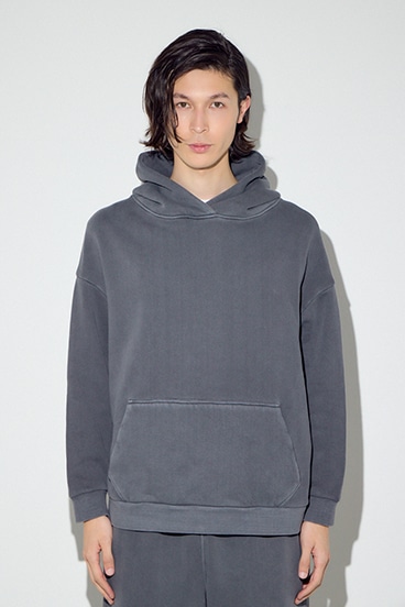 裏起毛ワイドフーディー 詳細画像