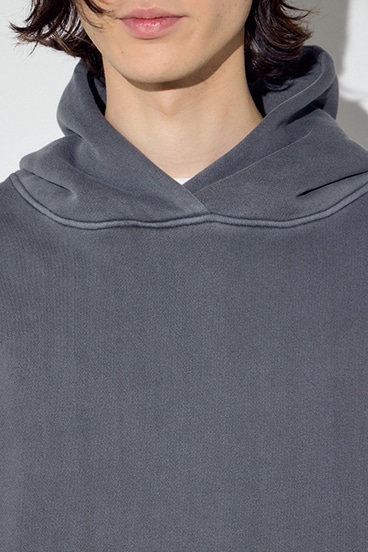 裏起毛ワイドフーディー 詳細画像