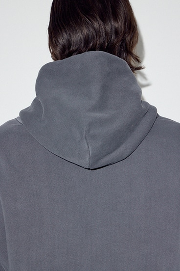 裏起毛ワイドフーディー 詳細画像