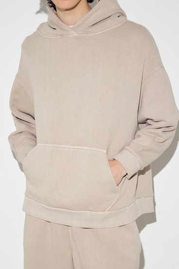 裏起毛ワイドフーディー