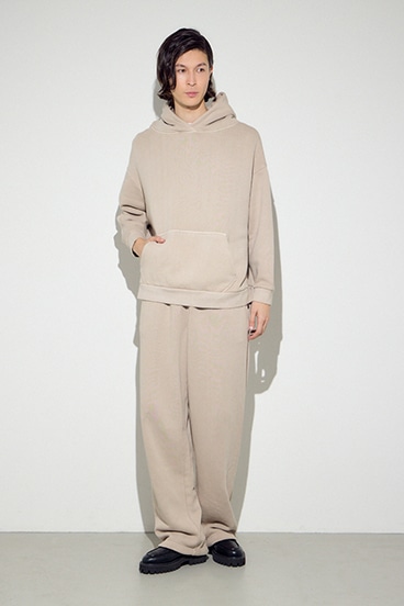 裏起毛ワイドフーディー 詳細画像