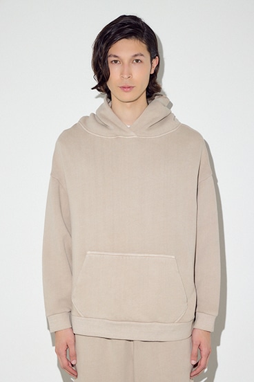 裏起毛ワイドフーディー 詳細画像