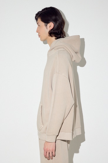 裏起毛ワイドフーディー 詳細画像