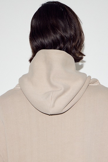 裏起毛ワイドフーディー 詳細画像