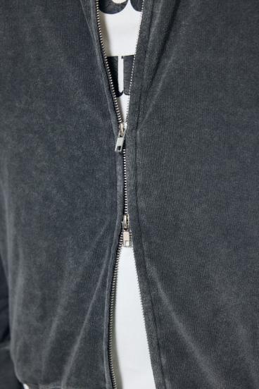 ソフトパイルジップアップフーディー 詳細画像