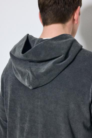 ソフトパイルジップアップフーディー 詳細画像