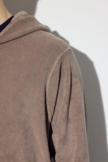 ソフトパイルジップアップフーディー 詳細画像