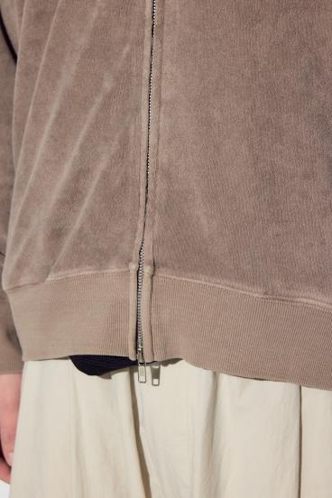 ソフトパイルジップアップフーディー 詳細画像